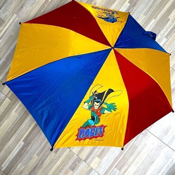 Batman and Robin DC Comics vintage 90s umbrella kids 90s nostalgia displays - Picture 7 of 12